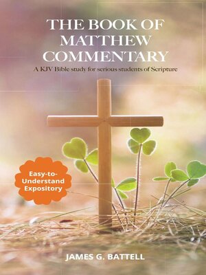 cover image of The Book of Matthew KJV Commentary